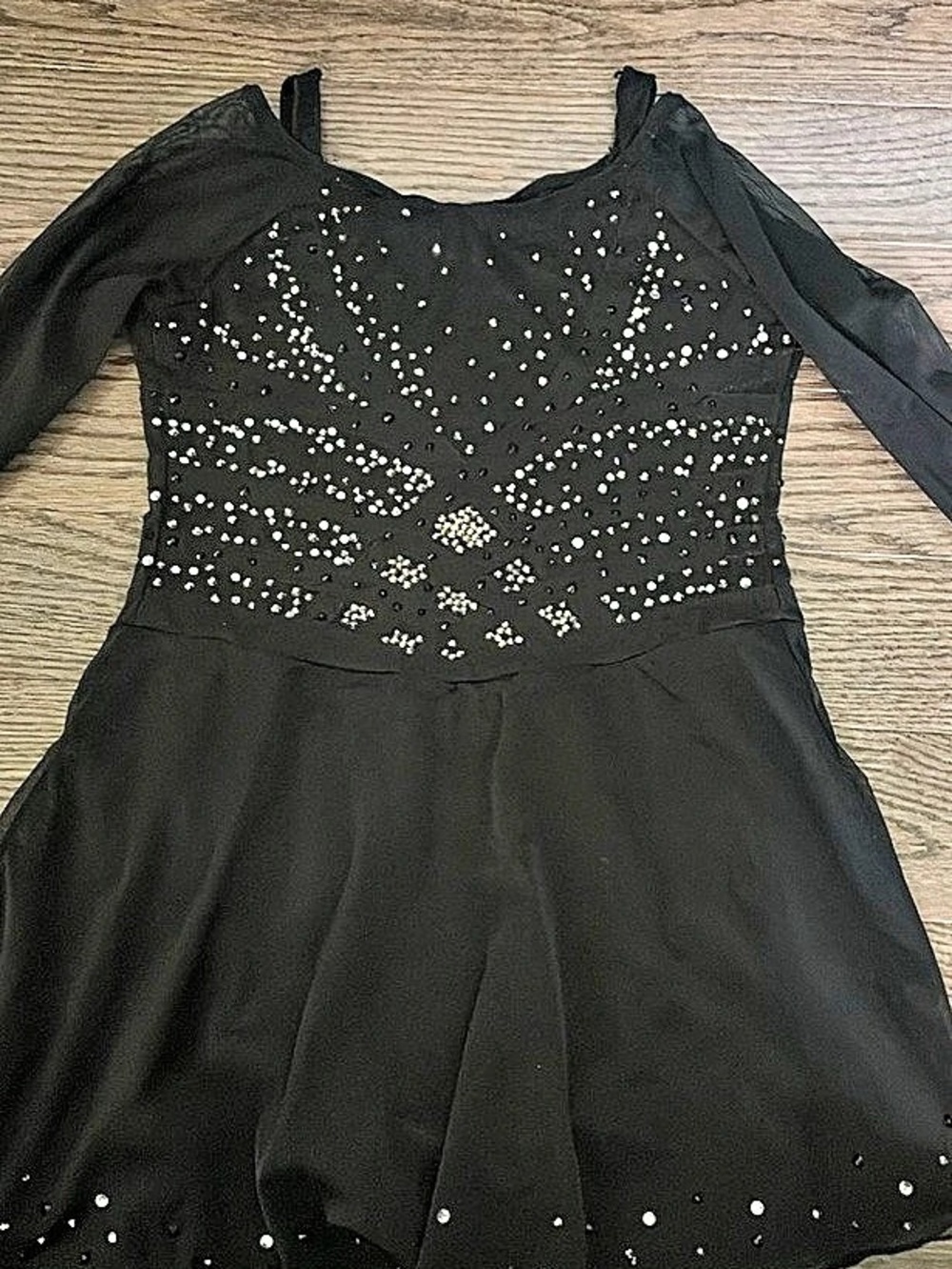 Black Embellished Formal Dress